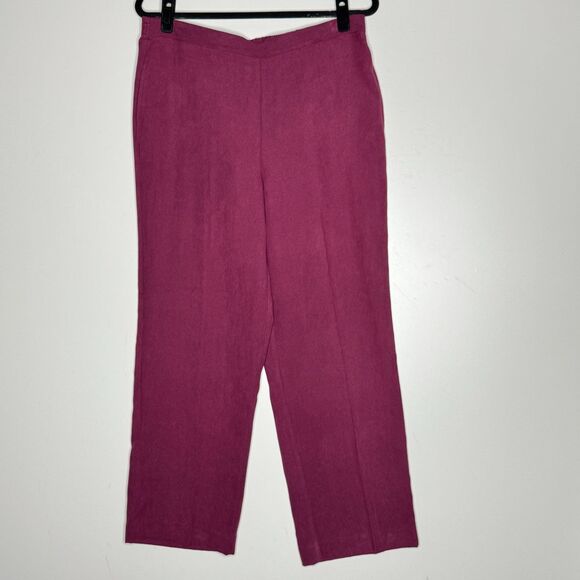 New Alfred Dunner Classic Fit Pant Comfort Waist Easy Wear Women's Size 12 - Picture 1 of 8